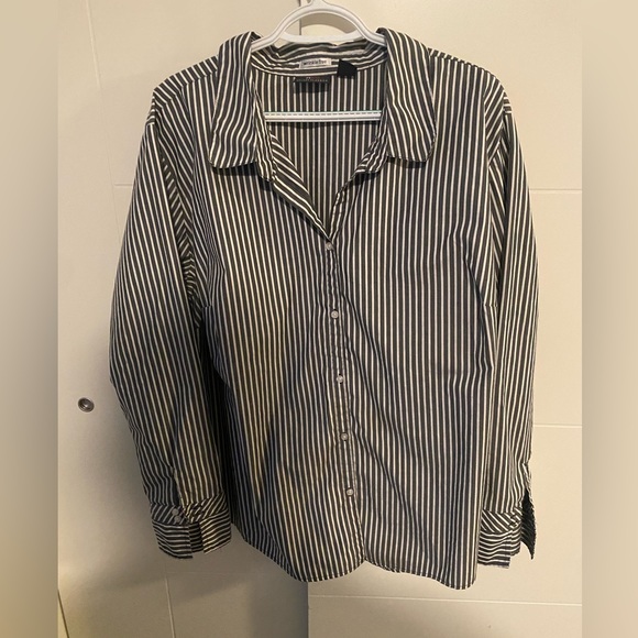 Striped Button Down Shirt - Picture 1 of 3